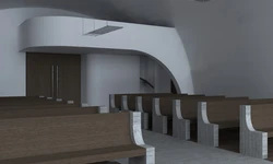 Smutečn&iacute; obřadn&iacute; s&iacute;ň městsk&eacute;ho hřbitova Břeclav